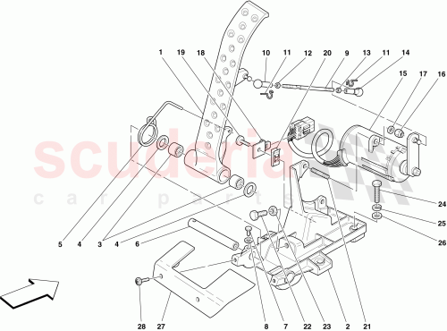 Part Diagram for Ferrari 69059100