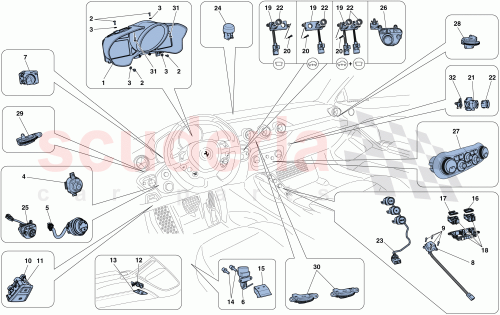 Part Diagram for Ferrari 320873