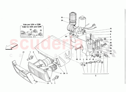 Part Diagram for Ferrari 13297377