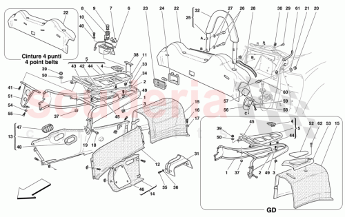 Part Diagram for Ferrari 65992100