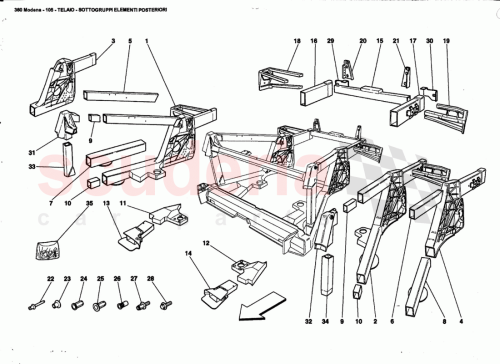 Part Diagram for Ferrari 66453600