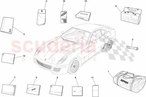 Part Diagram for Ferrari 83459100
