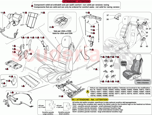 Part Diagram for Ferrari 110470000