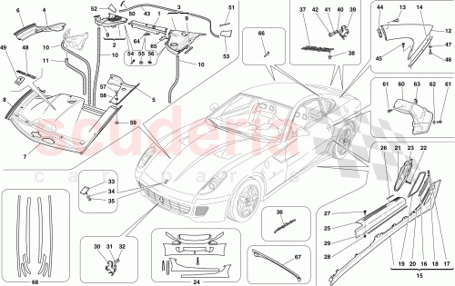 Part Diagram for Ferrari 69717100