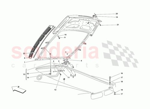 Part Diagram for Ferrari 915271
