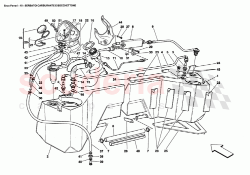 Part Diagram for Ferrari 191656