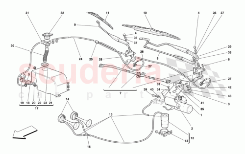 Part Diagram for Ferrari 173710
