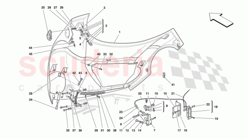 Part Diagram for Ferrari 64854900
