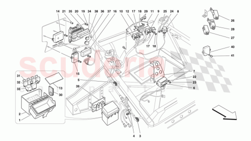 Part Diagram for Ferrari 164369