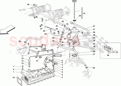 Part Diagram for Ferrari 236801
