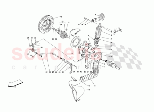 Part Diagram for Ferrari 220676