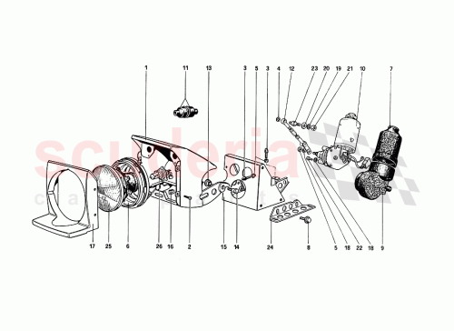 Part Diagram for Ferrari 60570700