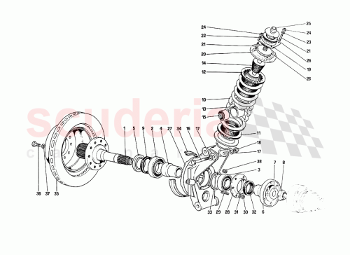 Part Diagram for Ferrari 125755