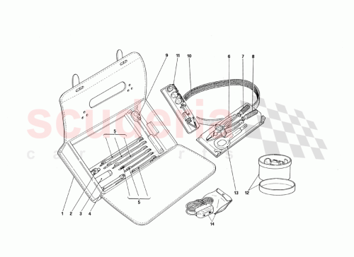 Part Diagram for Ferrari 141187