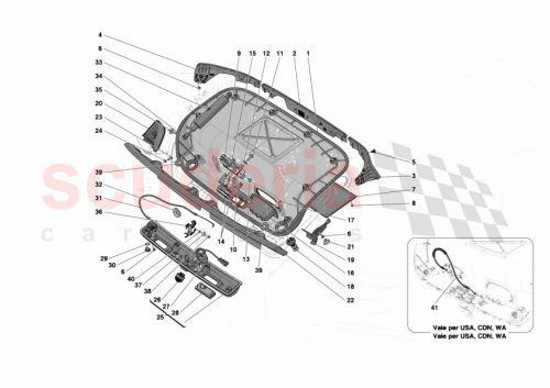 Part Diagram for Ferrari 065864100