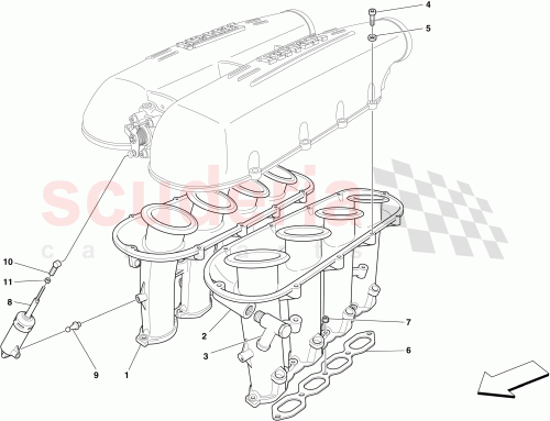 Part Diagram for Ferrari 235389