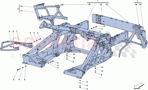 Part Diagram for Ferrari 298981