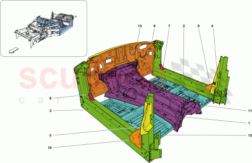 Part Diagram for Ferrari 289775