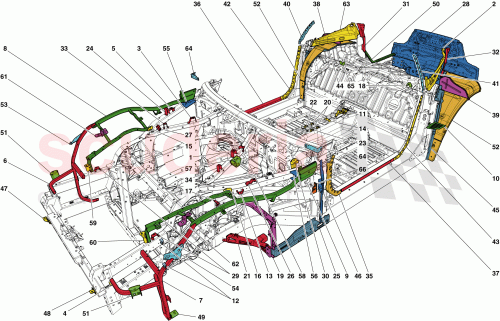 Part Diagram for Ferrari 84642700