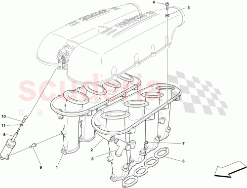 Part Diagram for Ferrari 197755