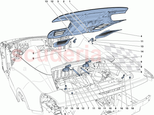 Part Diagram for Ferrari 83967600