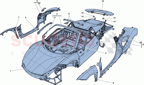 Part Diagram for Ferrari 87229700