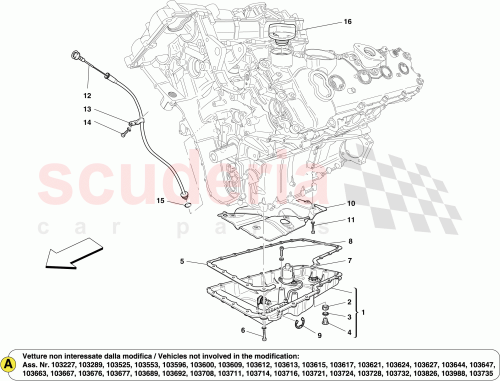 Part Diagram for Ferrari 16165276
