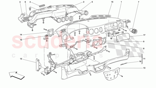 Part Diagram for Ferrari 66124000