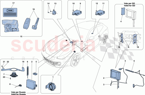 Part Diagram for Ferrari 89171400