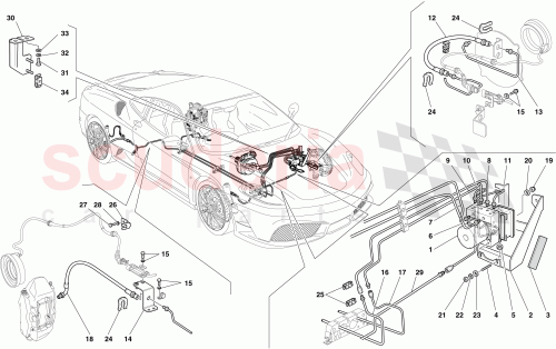 Part Diagram for Ferrari 226695