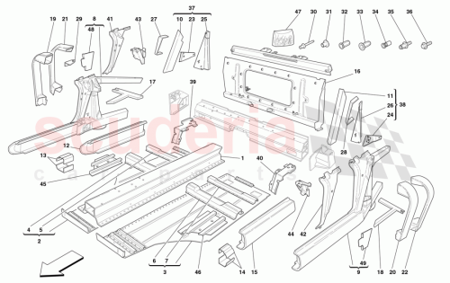 Part Diagram for Ferrari 65901700