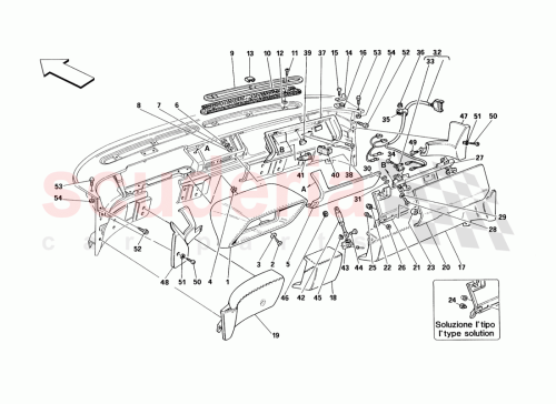 Part Diagram for Ferrari 622234