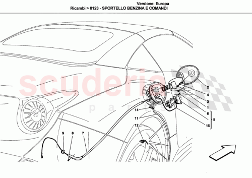 Part Diagram for Ferrari 69769900
