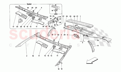 Part Diagram for Ferrari 63683000