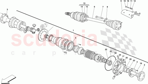 Part Diagram for Ferrari 222190