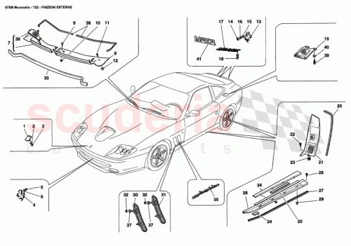 Part Diagram for Ferrari 64449900