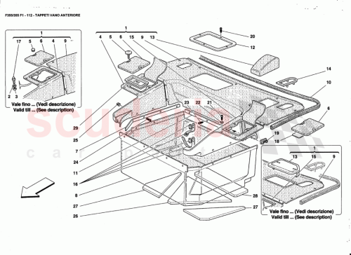 Part Diagram for Ferrari 65295100