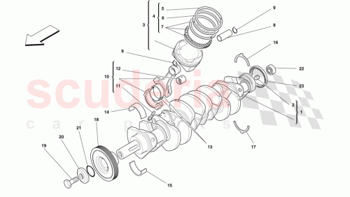 Part Diagram for Ferrari 156334