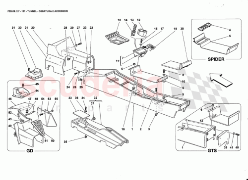 Part Diagram for Ferrari 650524