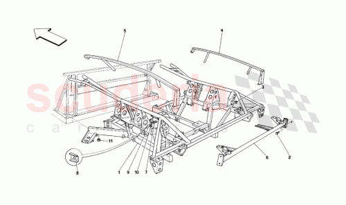 Part Diagram for Ferrari 144721