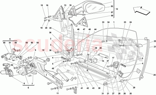 Part Diagram for Ferrari 80431600