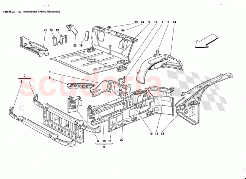 Part Diagram for Ferrari 65360000