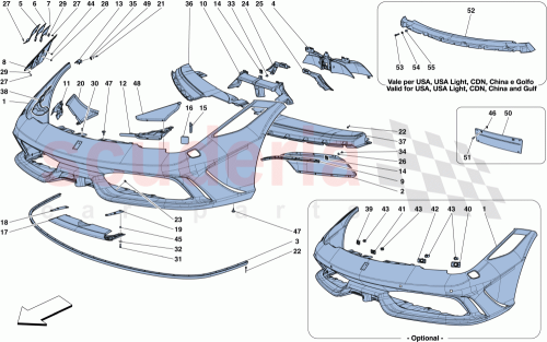 Part Diagram for Ferrari 85700510