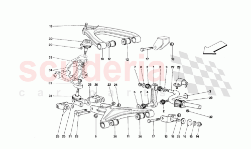 Part Diagram for Ferrari 133094