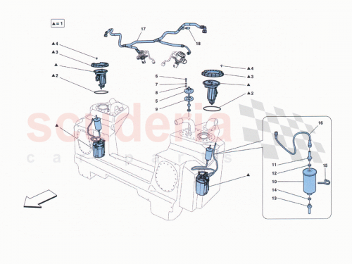 Part Diagram for Ferrari 257790