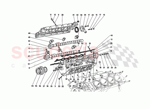 Part Diagram for Ferrari 117235