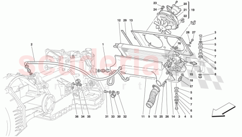 Part Diagram for Ferrari 164700