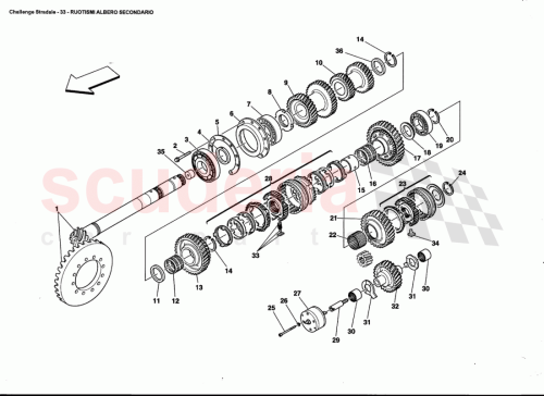 Part Diagram for Ferrari 212457