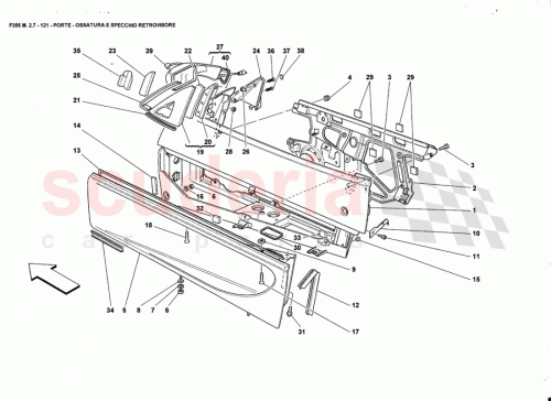 Part Diagram for Ferrari 64460110