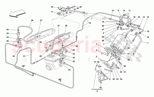Part Diagram for Ferrari 180790